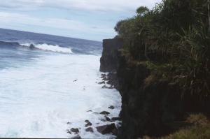 South coast walkway, Upolu, Samoa