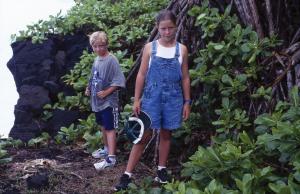 South coast walkway, Upolu, Samoa